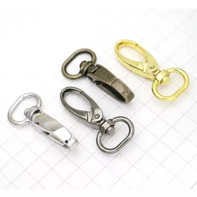 Swivel Snap Hook Alloy Hardware Durable for Bags & Purses - Egg Shaped