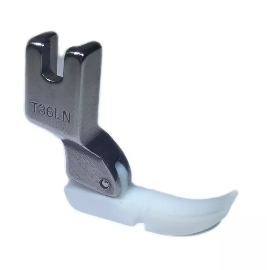 Zipper Presser Foot Universal Glide-On Left Narrow for High Shank Machines - T36LN