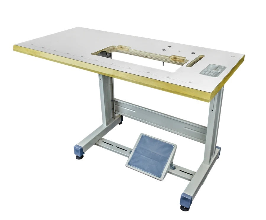 Industrial Sewing Machine Table Heavy-Duty Adjustable Stand for JUKI, Singer - 48 x 20 in