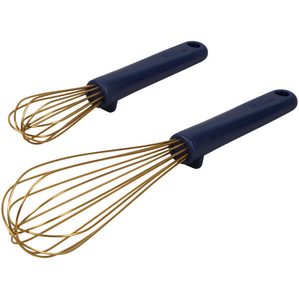Wilton Navy Blue and Gold Kitchen Utensils Mix and Measure Set, 10-Piece