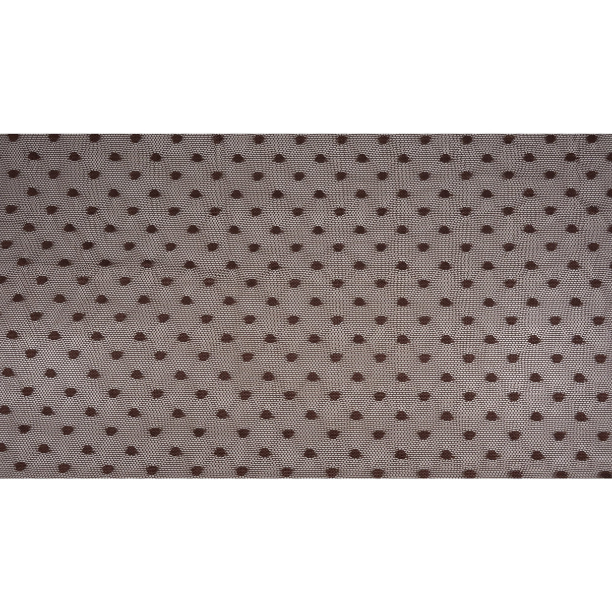 Polka Dot Stretch Mesh Fabric