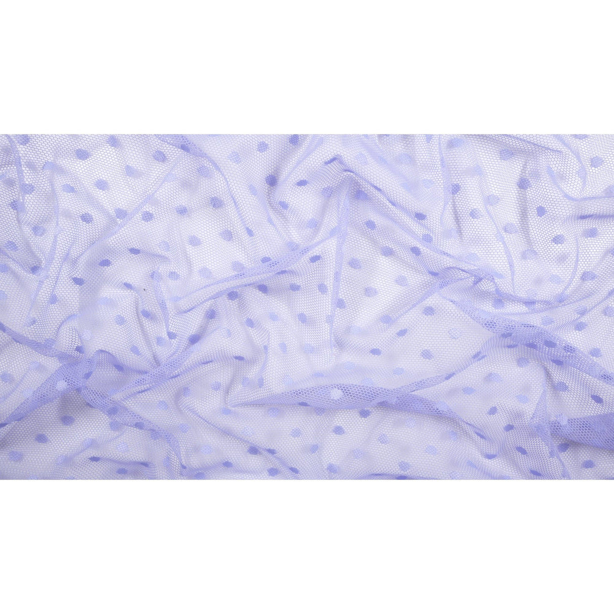 Polka Dot Stretch Mesh Fabric