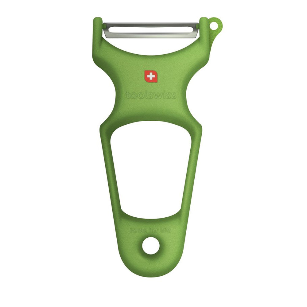 Toolswiss Classinox Green Vegetable Peeler