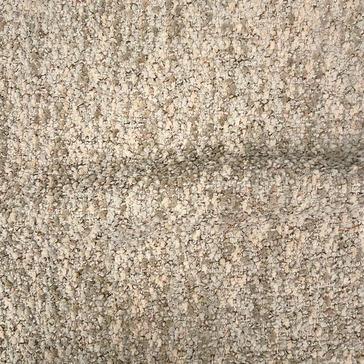 Boucle Upholstery Fabric by the Yard - Cora Solid Multi-Tonal Texture