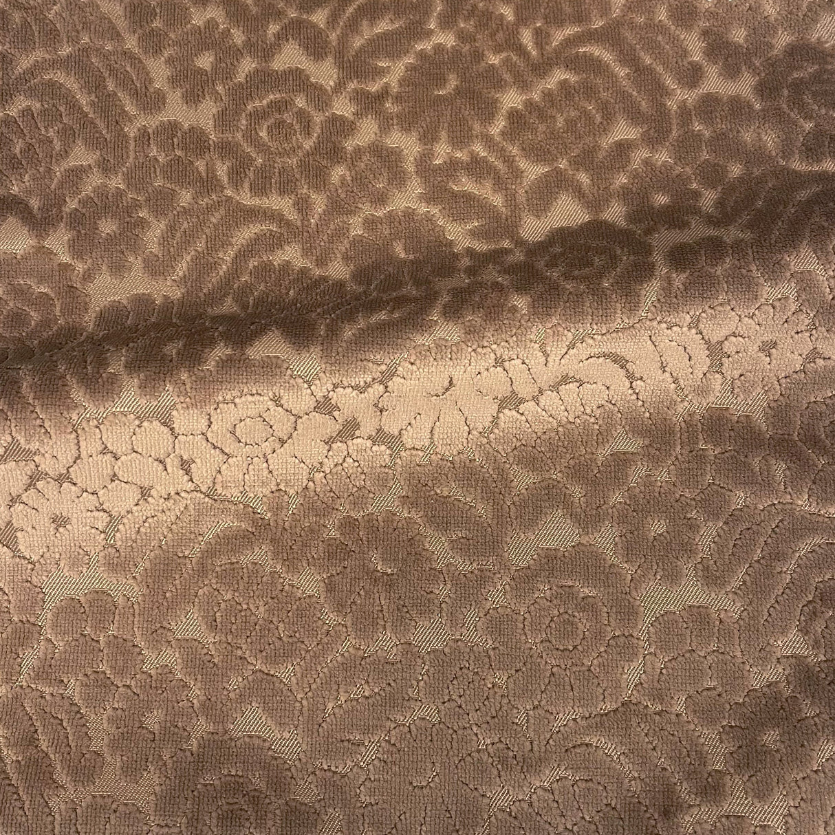 Cut Velvet Upholstery Fabric Eleanor Botanical Flair by the Yard