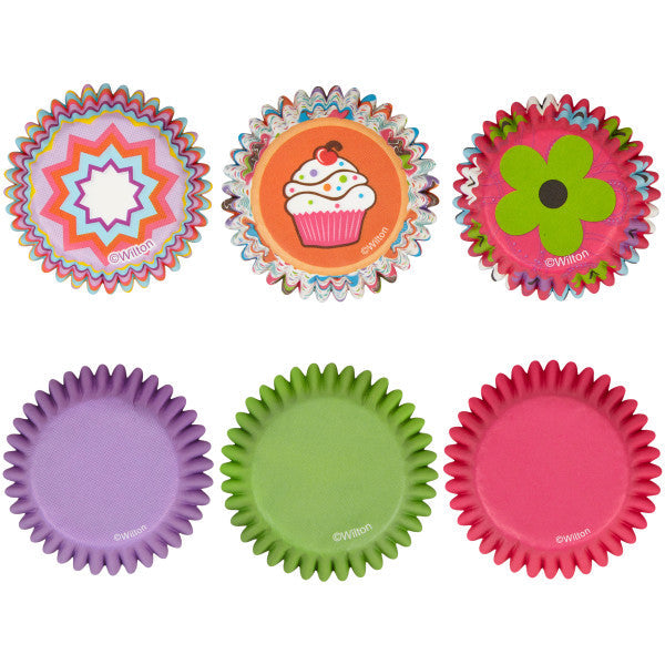 Wilton Pop of Pink Mini Cupcake Liners, 150-Count
