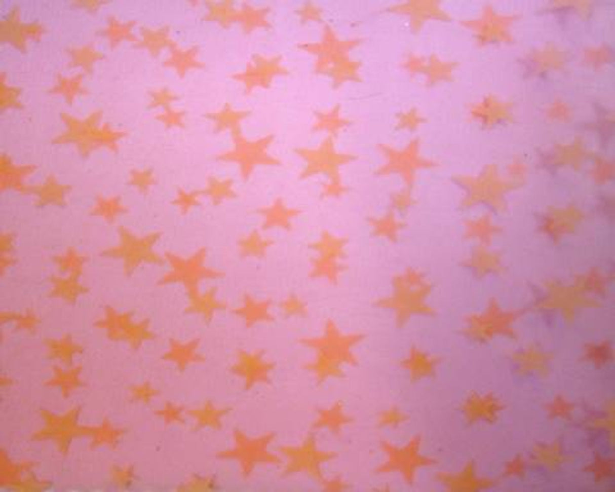 1 Yard Tricot with Glow in Star Fuschia Fabric 58/60 Inches Wide