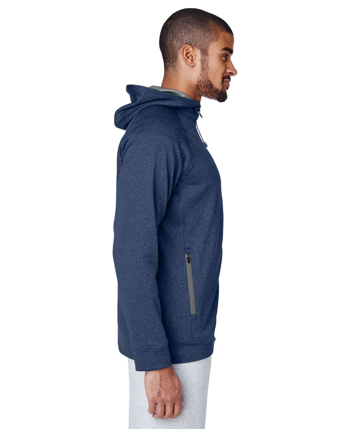Men's Excel Mélange Performance Fleece Jacket