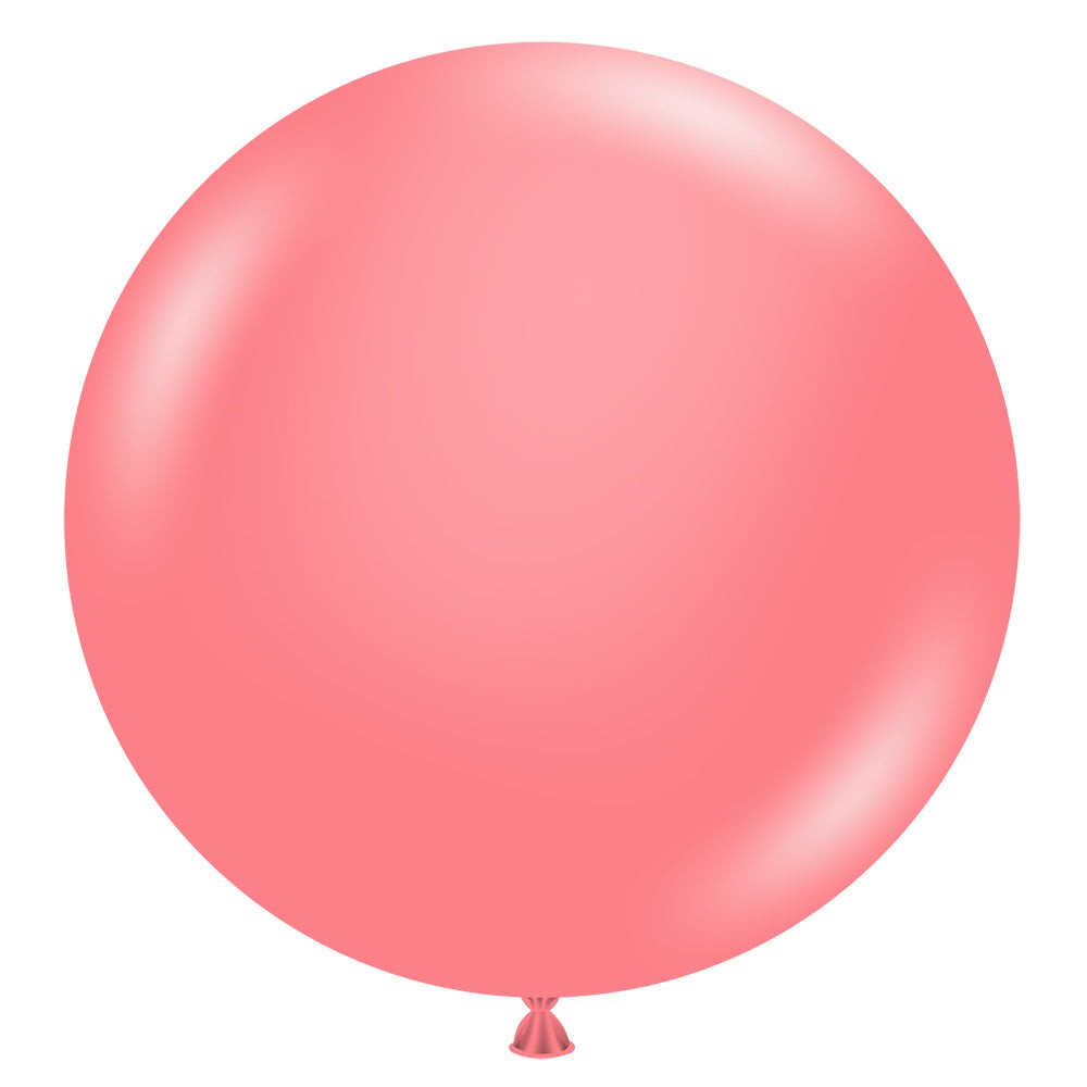 Latex Balloons 17 Inch TUFTEX Coral