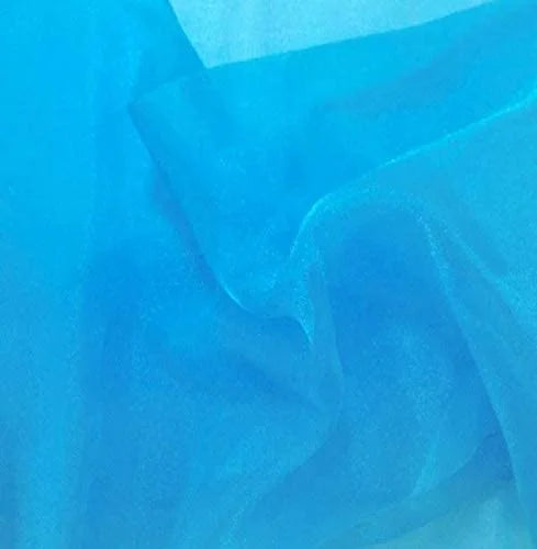 Sparkle Crystal Sheer Organza Fabric Shiny for Fashion, Crafts, Decorations 60″ Width