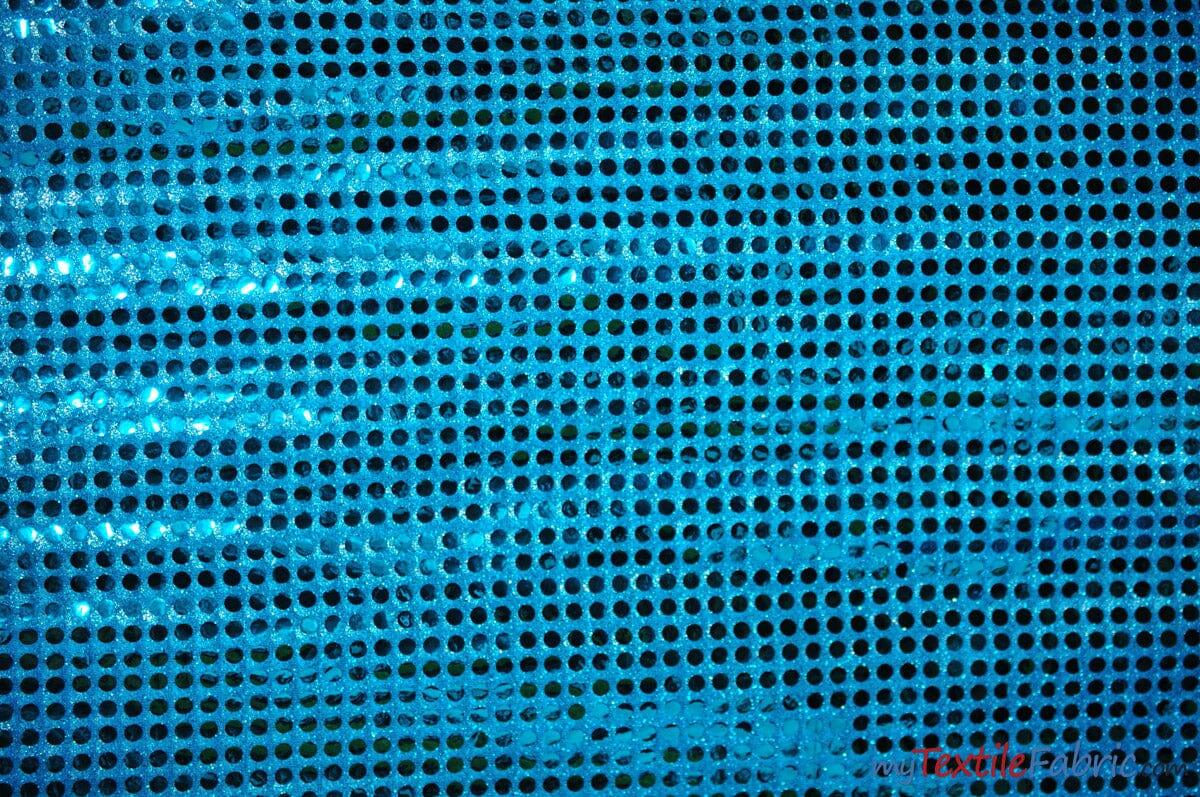 Confetti Dot Sequins Polyester Fabric - Round 6Mm Sequins, 45" Wide (1 Yard)