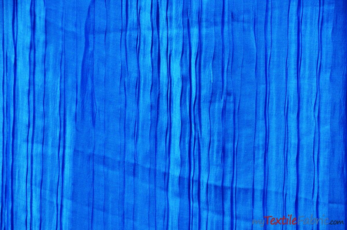 Italian Crush Satin Polyester Fabric - Solid Multiple Colors, 108" Width (1 Yard)