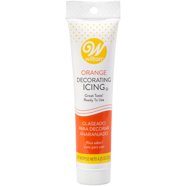 Wilton Orange Ready-to-Use Decorating Icing Tube – 4.25 oz.