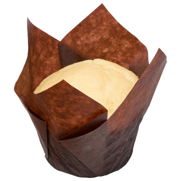 Dark Brown Tulip Baking Cups – Cupcake Muffin Liners, 100 Count