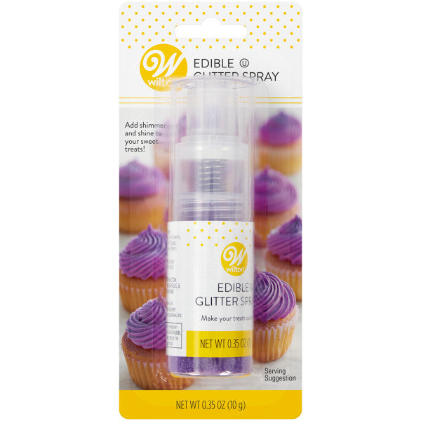 Wilton Purple Edible Glitter Spray – 0.35 oz.
