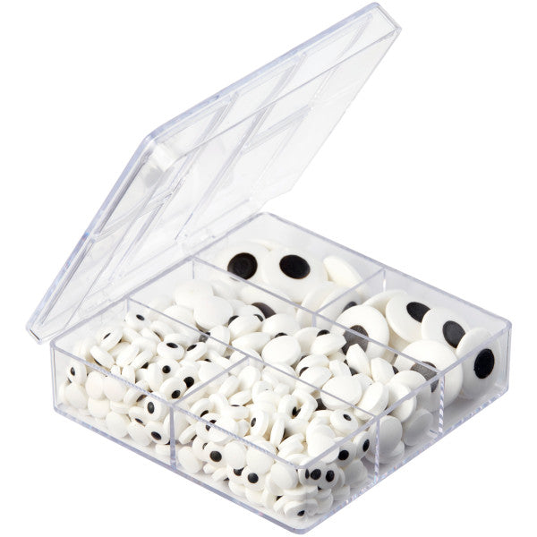 Wilton Edible Black and White Candy Eyeball Sprinkles, 2.75 oz.