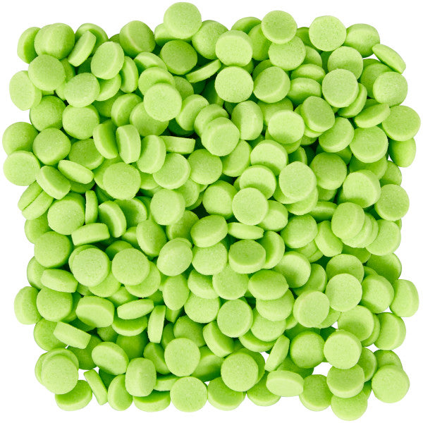 Wilton Light Green Confetti Sprinkles, 1 oz.