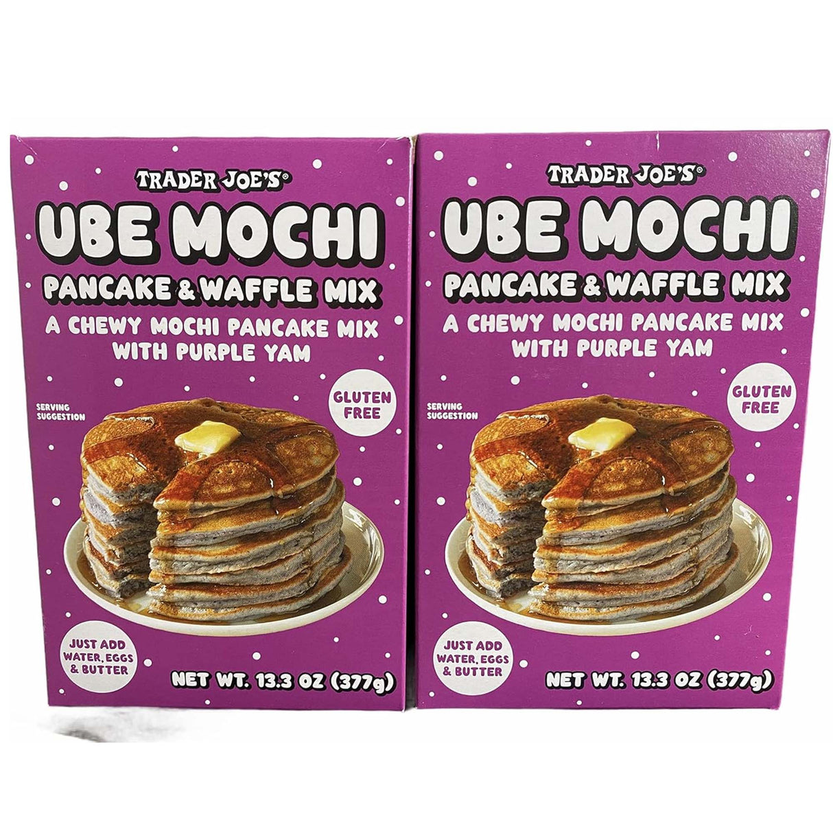Trader Joe's Ube Mochi Pancake & Waffle Mix, 13.3 oz