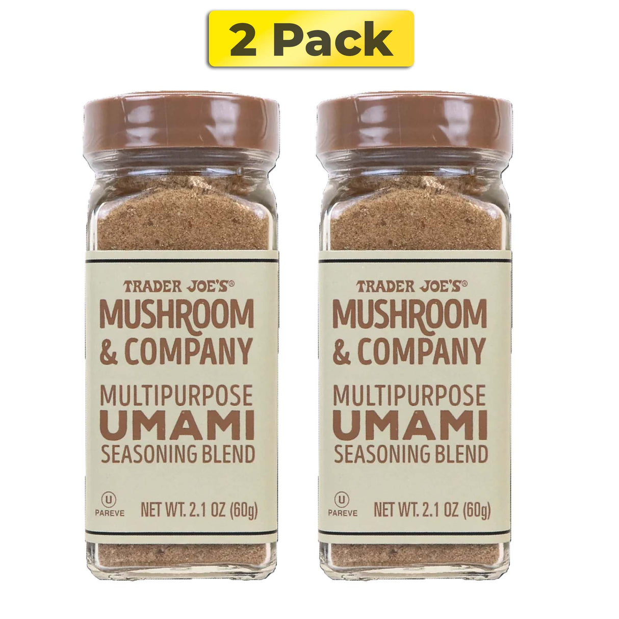Trader Joe's Mushroom and Company Multipurpose Umami Seasoning Blend, 2.1 Ounces,