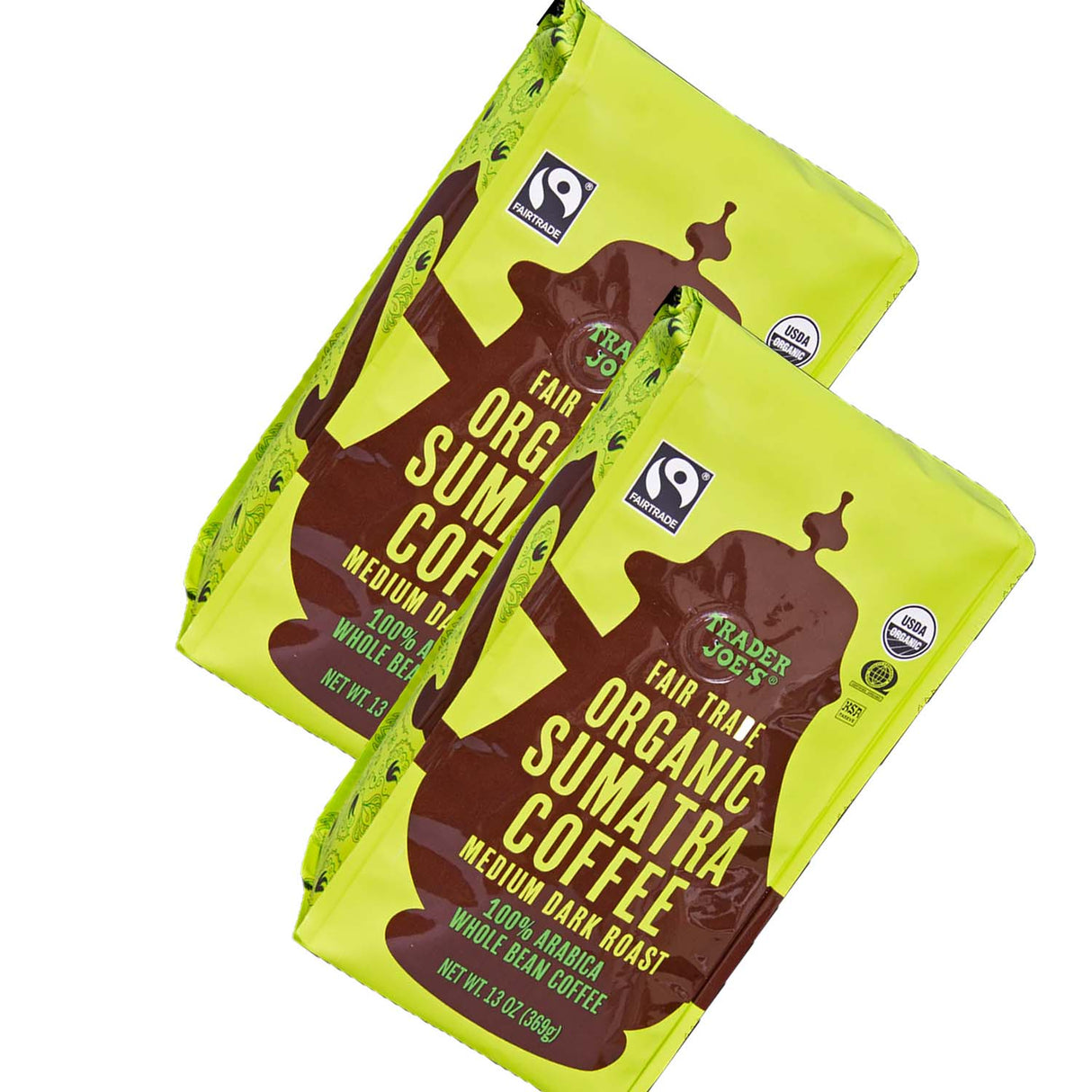 Trader Joe's Fair Trade Organic Sumatra Coffee - Rich & Bold, 13 oz