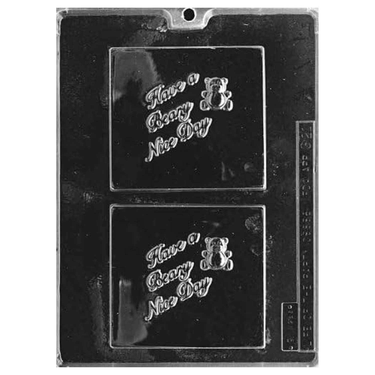Thank You Square Chocolate Mold