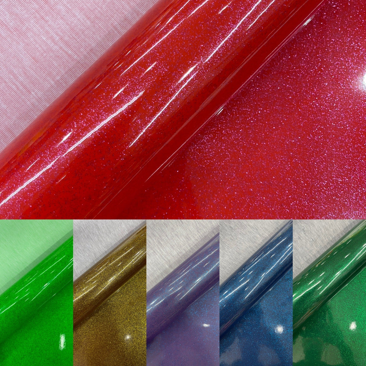 Ultra Sparkle Glitter Upholstery Vinyl Fabric - Glitter Texture, 54" Width (1 Yard)