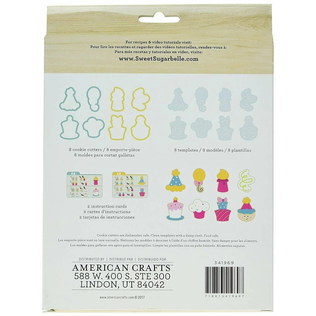Sweet Sugerbelle Cutter Birthday Set 18pc