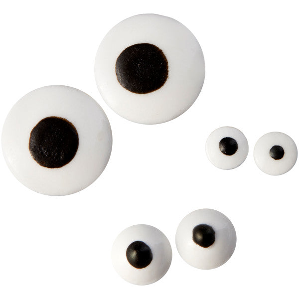 Wilton Edible Black and White Candy Eyeball Sprinkles, 2.75 oz.