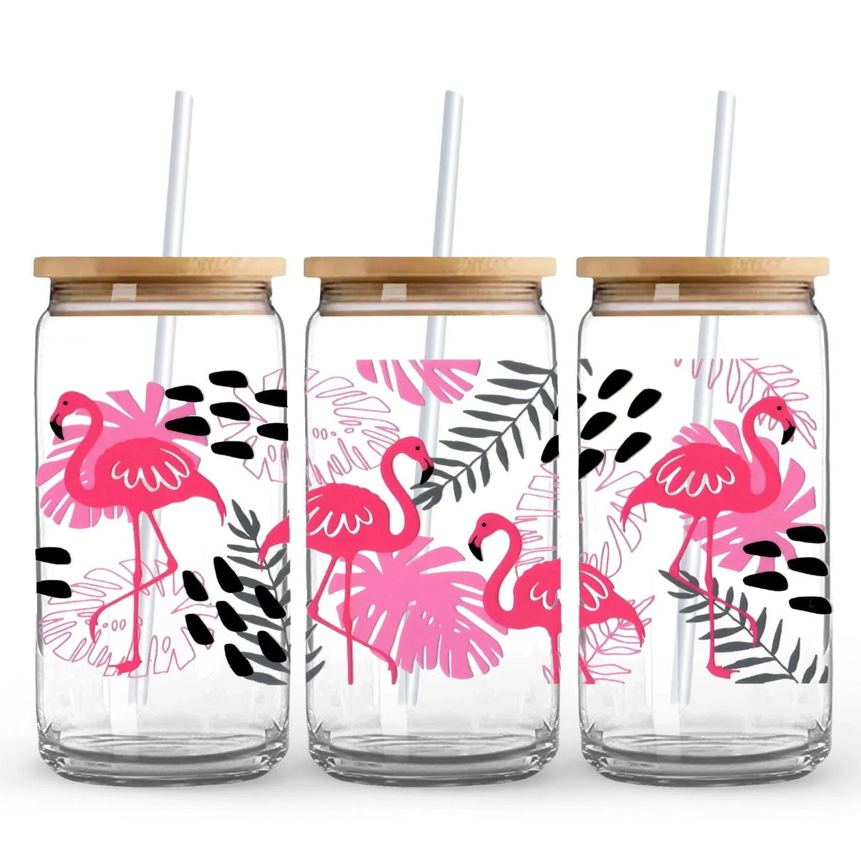 UV DTF Wrap - Flamingo Flo (9.7" x 4.3")