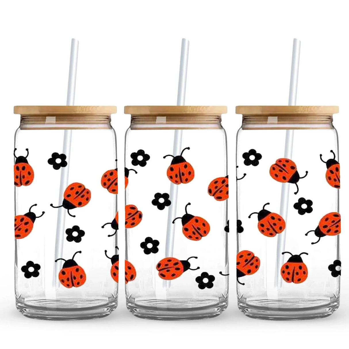 UV DTF Wrap - Lady Bug Fever (9.7" x 4.3")