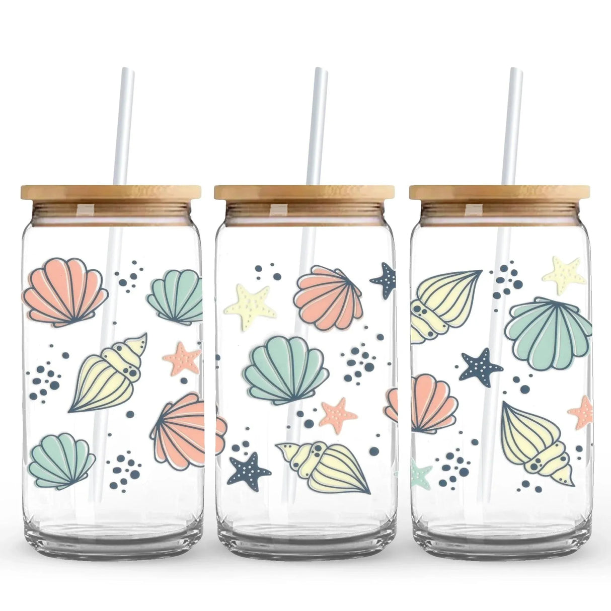 UV DTF Wrap - Shell Ya' (9.7" x 4.3")