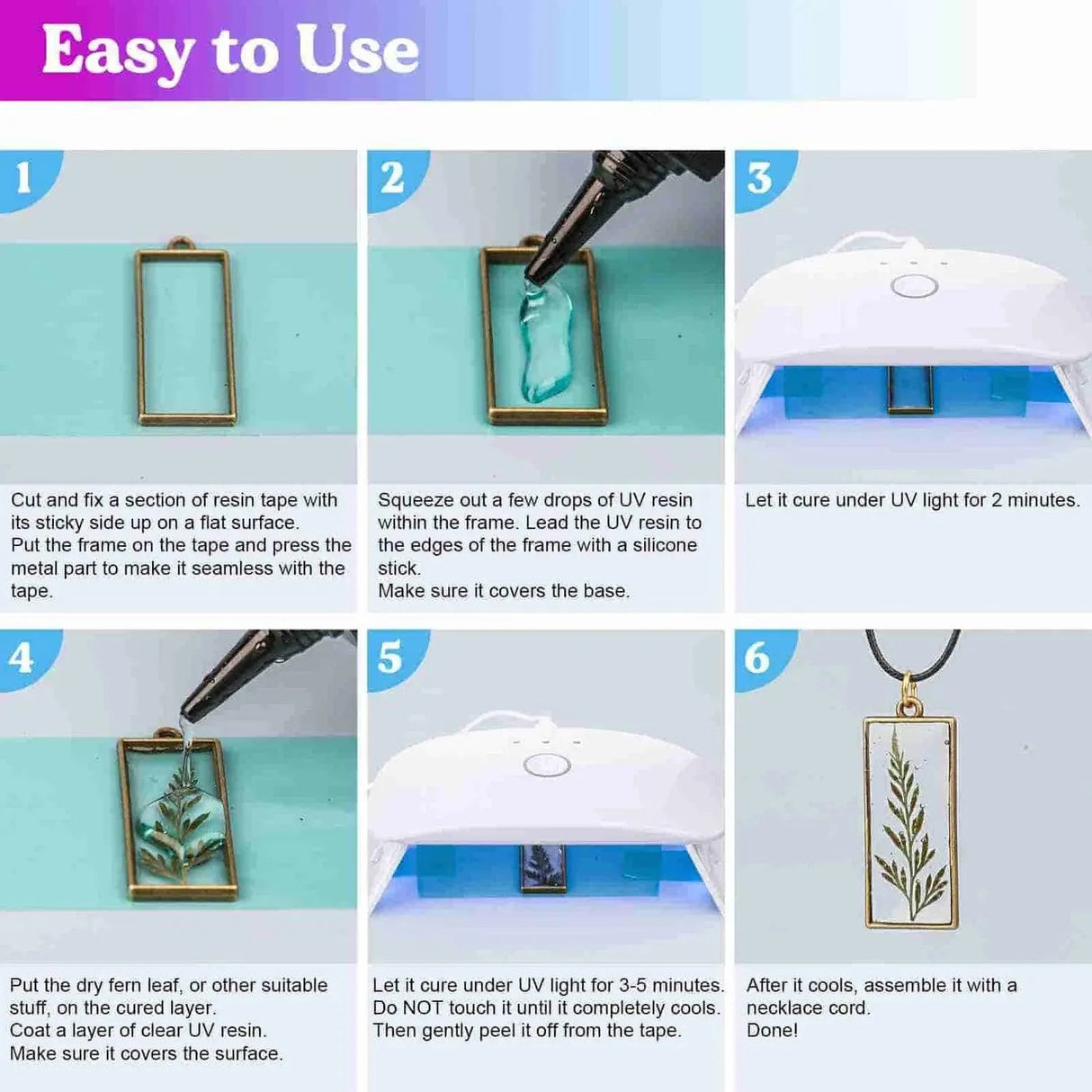 UV Resin Kit - Keychain, Jewelry & Light