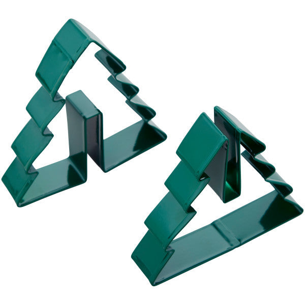 Wilton Metal 3-D Christmas Tree Cookie Cutter Set – 2 Piece