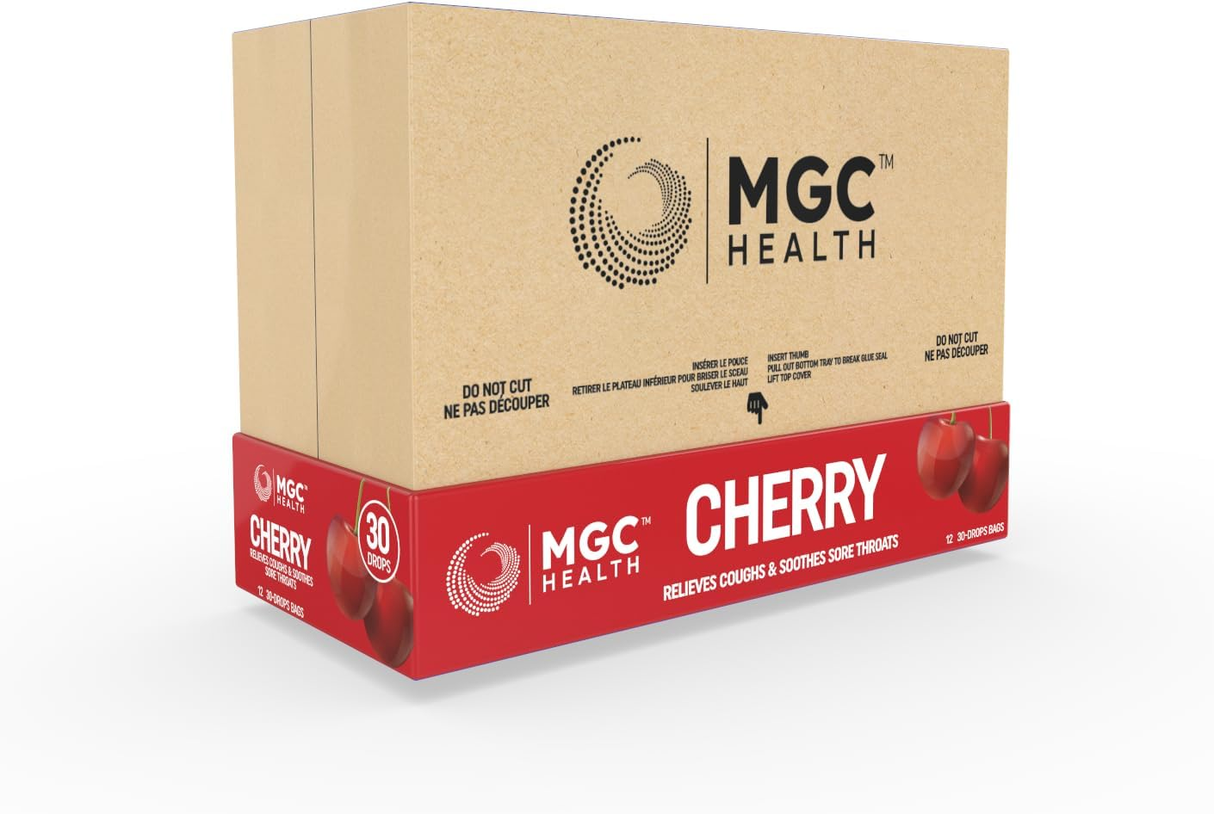 COUGH DROPS 30CT CHERRY MGC HEALTH