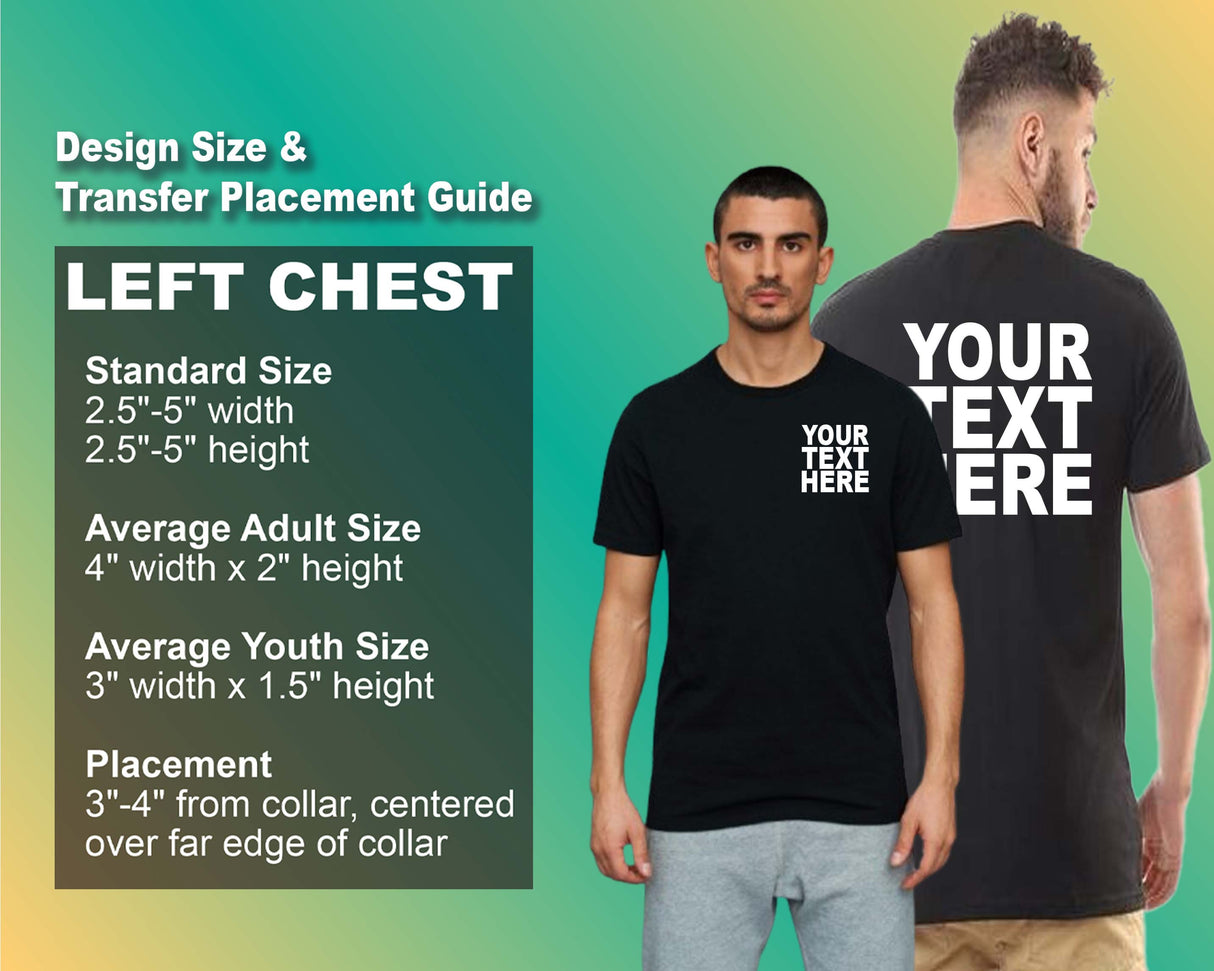 Pack: 12 Fast Custom Event T-Shirts – Add Text, Logo, or Graphics on Both Sides (Black)