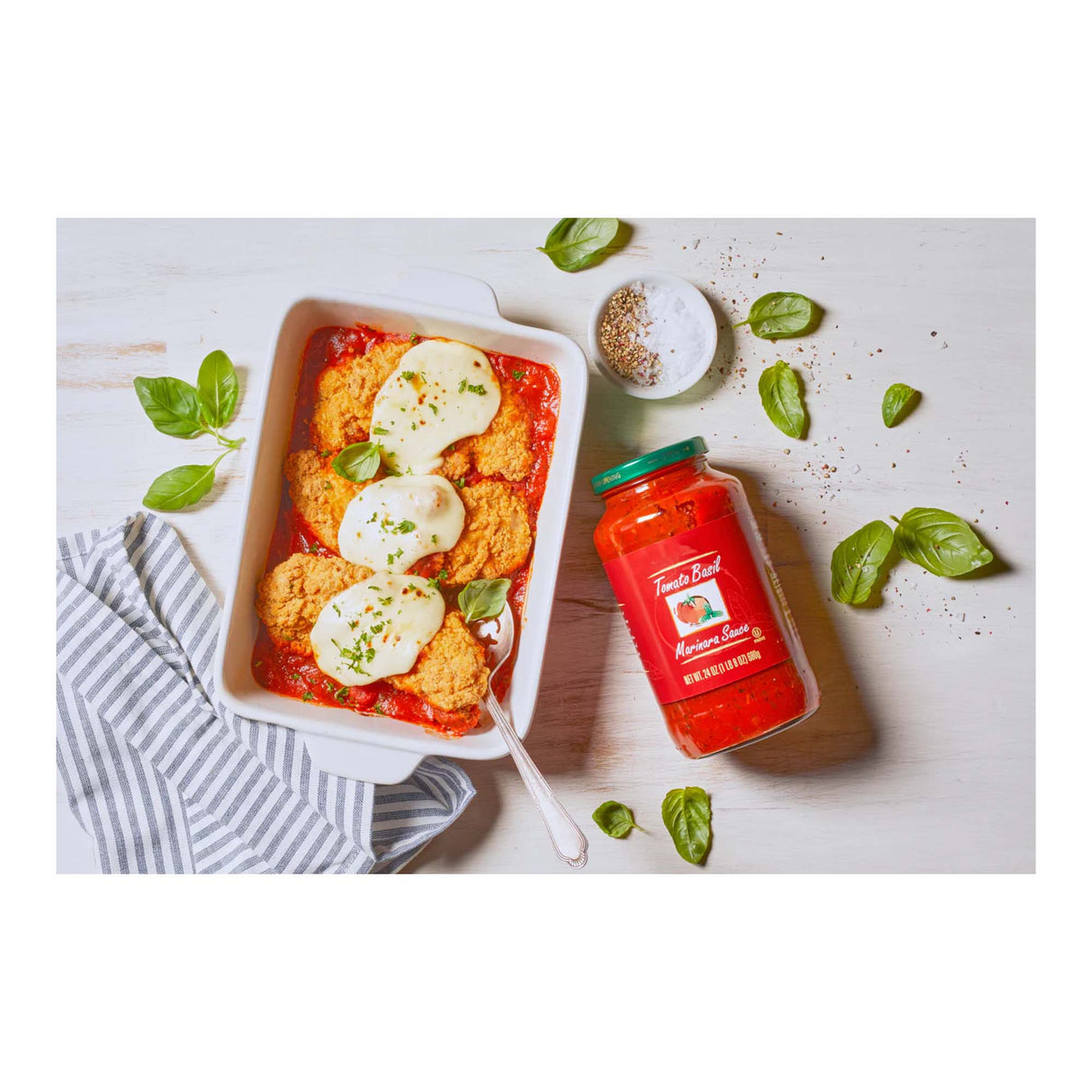 Tomato Basil Marinara Sauce – Classic Italian-Style Tomato Sauce with Basil & Herbs