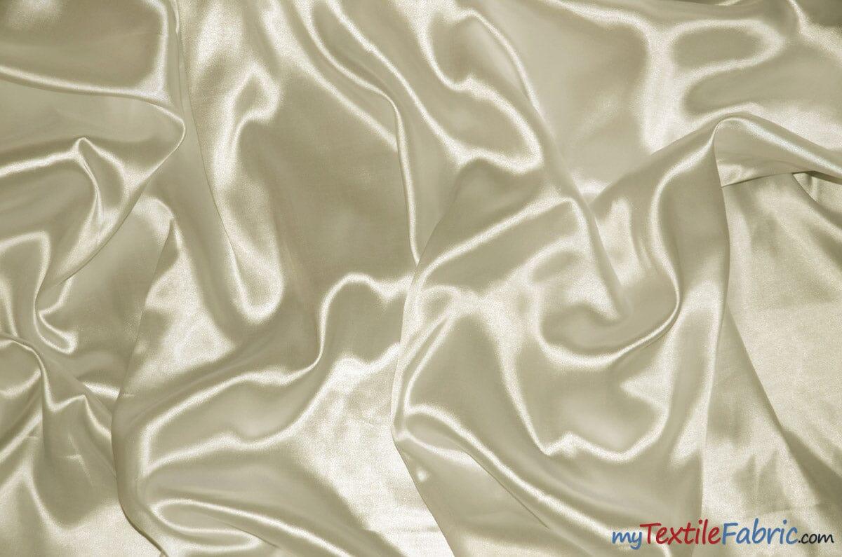 Silky Soft Medium Satin Polyester Fabric - Solid, 58/60" Width (70 Yard Bolt)