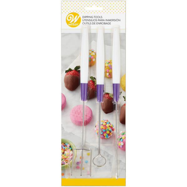 Wilton Candy Melts Chocolate Candy Dipping Tool Set – 3 Piece