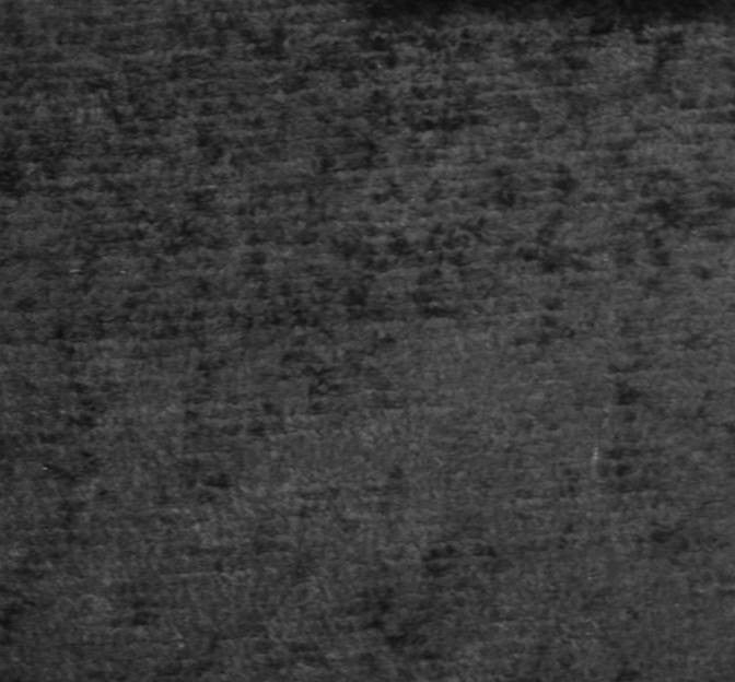 Velour Chenille Black 100 Percent Polyester Fabric - Black, 58/60" Width