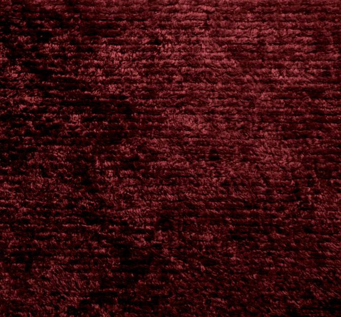 Velour Chenille 100 Percent Polyester Fabric - Wine, 58/60" Width