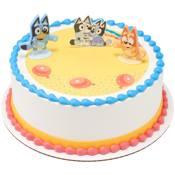 Bluey Dance Mode Cake Decorating Kit Topper