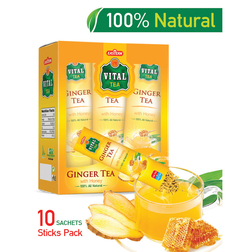Vital Ginger Tea With Honey 10 Sachets
