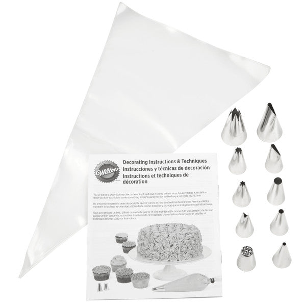 Wilton Beginning Buttercream Decorating Set, 20-Piece Cake Decorating Kit