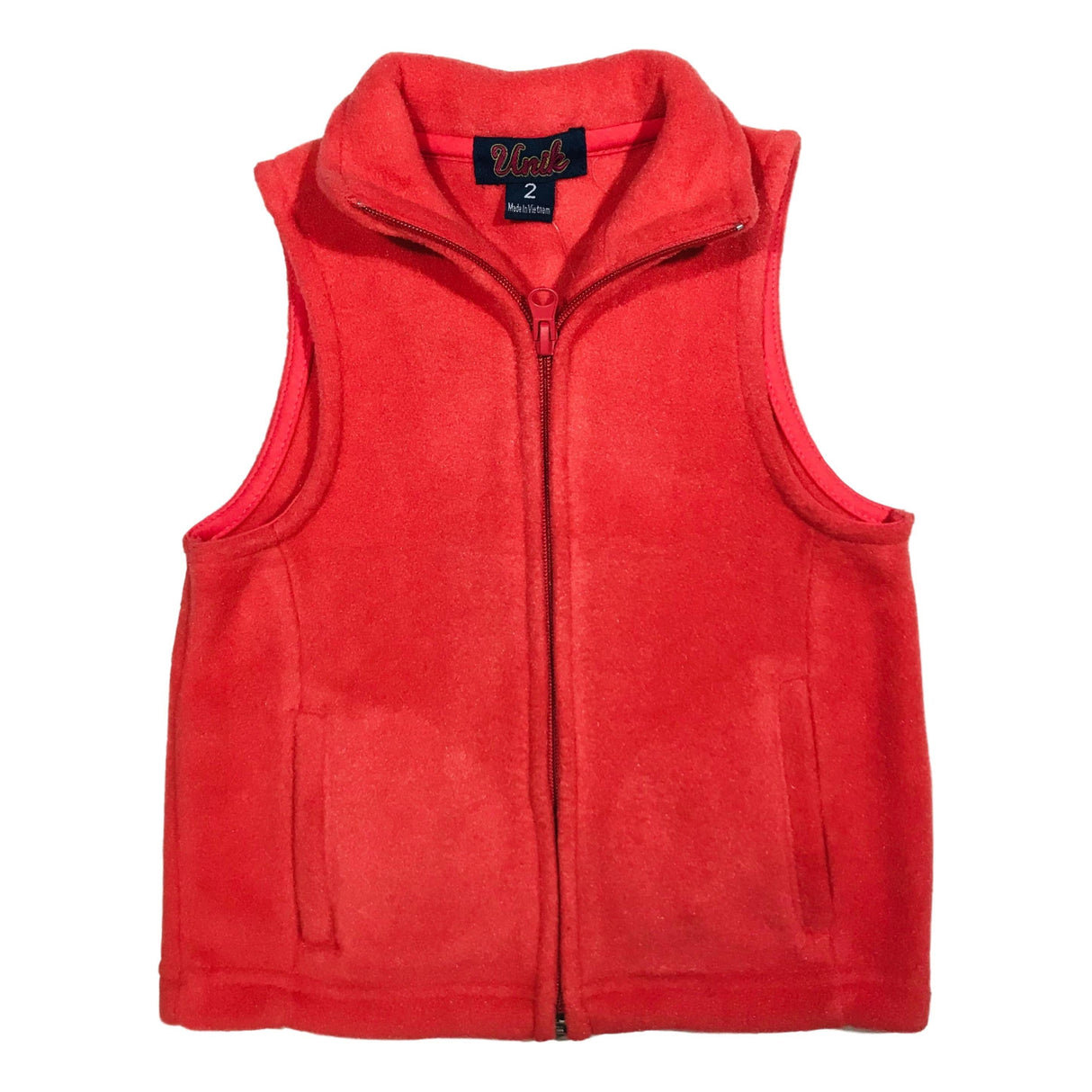 Kids Vest Fleece - Fleece Fabric, Light Weight, Assorted Colors, Vest (1 Piece)