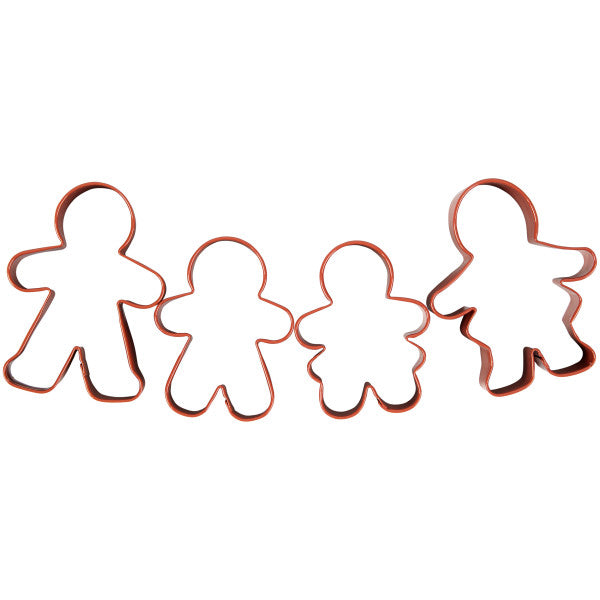 Wilton Gingerbread Family Cookie Cutter Set – 4 Piece