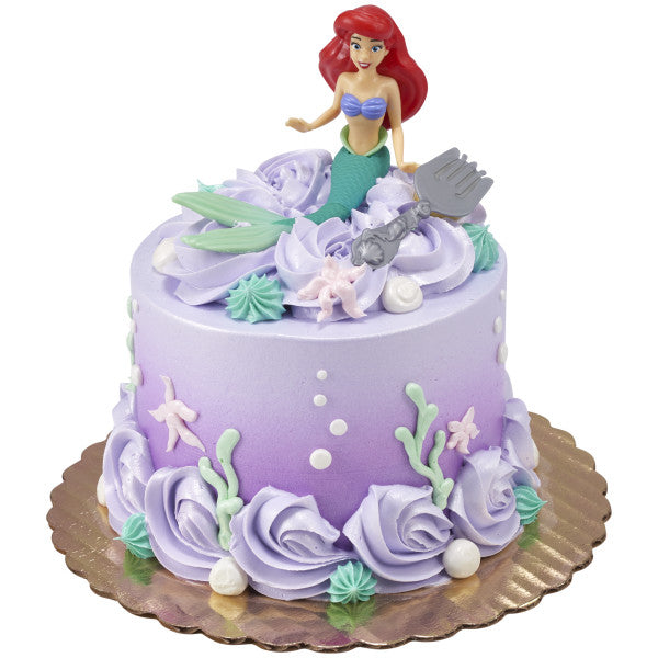 Disney Princess Ariel Colors of the Sea Cake Topper – 2-Piece Set by DecoPac