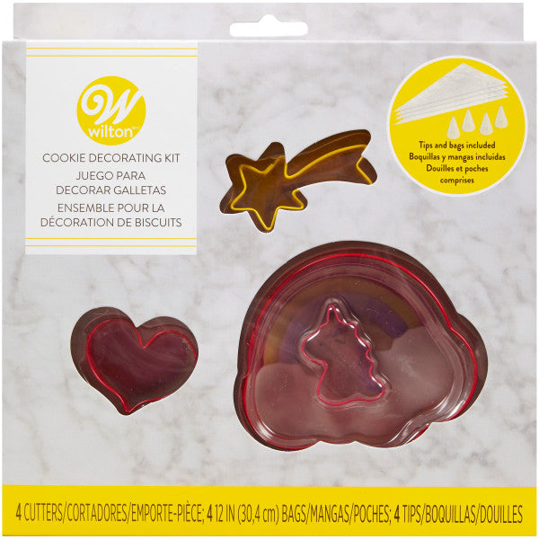 Wilton Unicorn Cookie Cutter and Decorating Kit