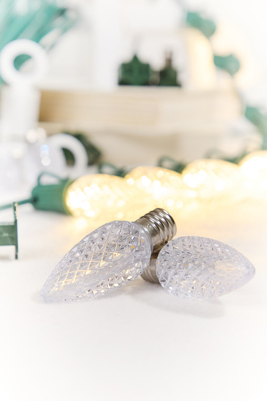 100' Outdoor Christmas Lighting Kit - Warm White