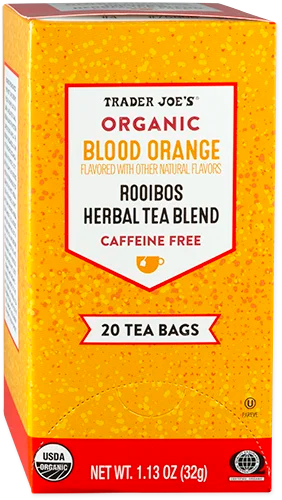 Blood Orange Rooibos Tea Count Organic Herbal 20 Bags