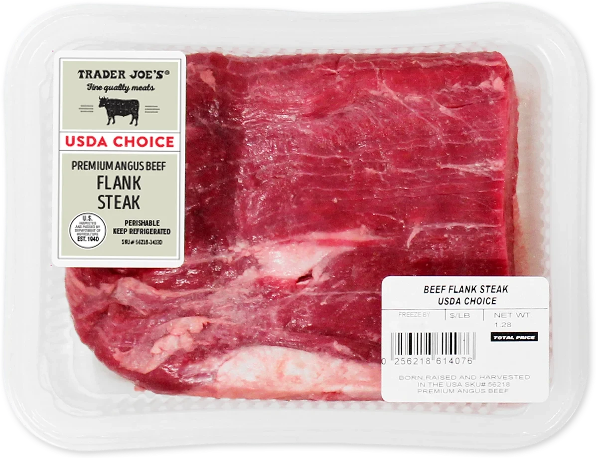 Choice Premium Angus Beef Flank Steak 1 Lb High Quality Cut